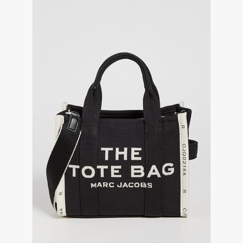 Marc Jacobs black canvas Tote BAG